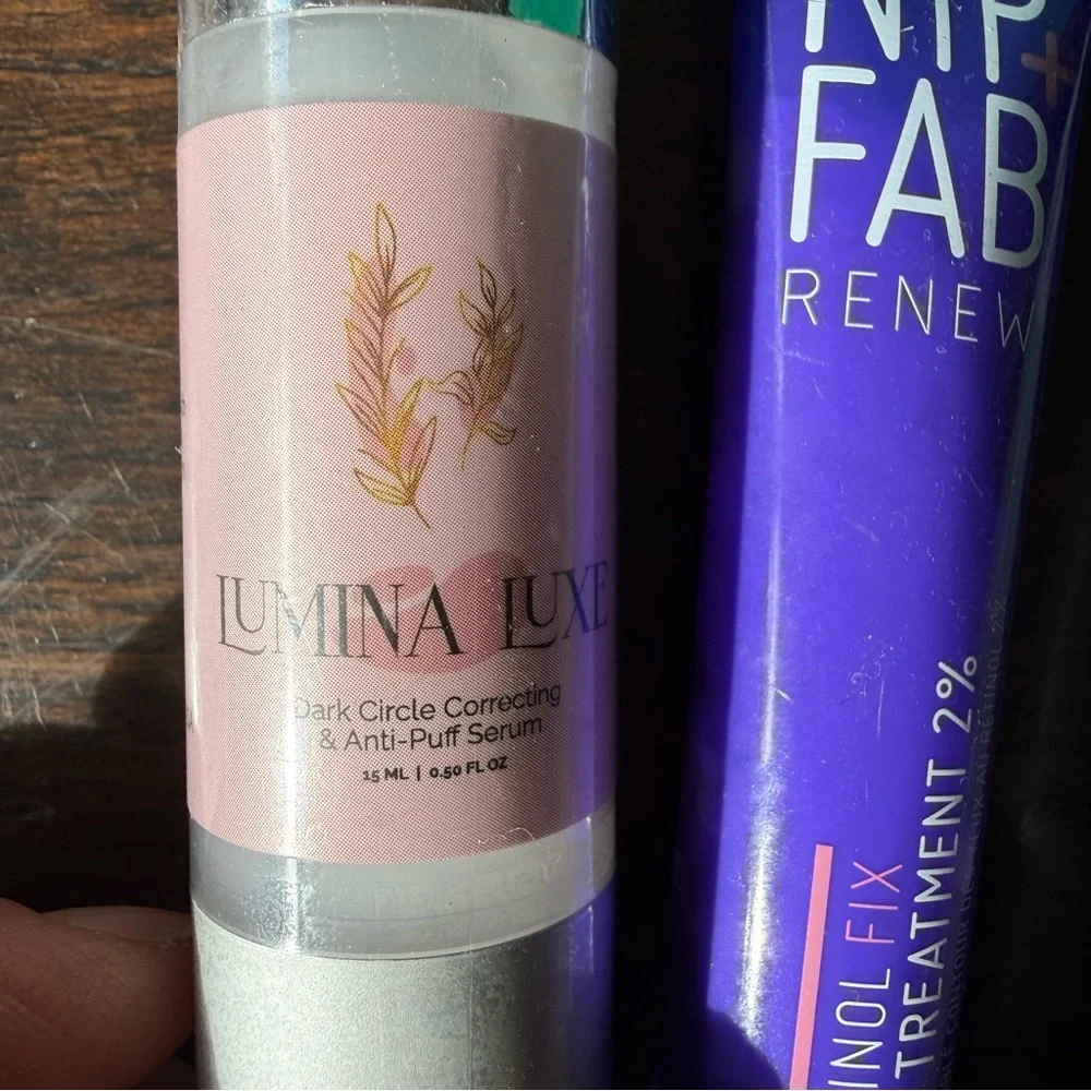 Skin Care Bundle,Tulsi  Clay Mask’ Nip Fab eye, Lume, NOTO, Dermalect, FAB, - Picture 7 of 14